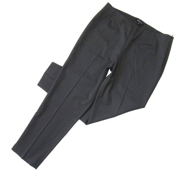 NWT Lafayette 148 Stanton Trouser in Ash Italian Stretch Wool Pants 8